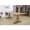 2.4m Monastery Reclaimed Teak Dining Table with 8 Latifa Chairs - 5